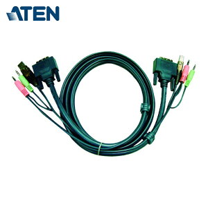 ATEN 2L-7D03U DVI KVM�P�[�u�� 3m (1�{)