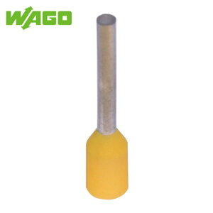 WAGO ���S 216-301-PK �t�F���[�� �����[�q FE-0.25-8N-YE 100�� (1Pk)
