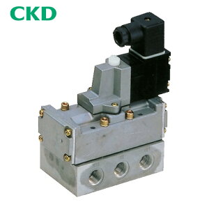 CKD 4F610-15-AC100V �d���� �p�C���b�g��5�|�[�g�كZ���b�N�X�o���u 4F�V���[�Y 18C Rc1/2 AC100V (1��)