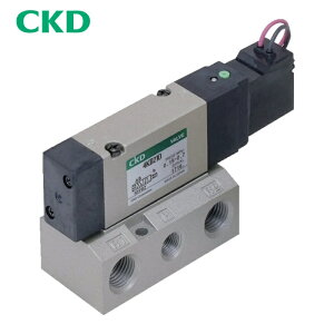 CKD 4KB210-06-DC24V �d���� �p�C���b�g��5�|�[�g�كZ���b�N�X�o���u 4K�V���[�Y 2.7C Rc1/8 DC24V (1��)