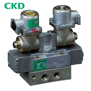 CKD 4F410E-08-TP-AC100V �d���� �p�C���b�g�� �h���`5�|�[�g�� 4F�V���[�Y(�V���O���\���m�C�h) Rc1/4 AC100 (1��)
