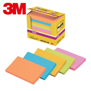 3M �X���[�G�� �ӂ��� �|�X�g�E�C�b�g �m�[�g ���S�� 75×127mm 90��×10�p�b�h 5�F���F (1��) �i�ԁF6551SS-NE