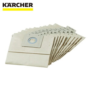 �P���q���[ KARCHER �o�L���[���N���[�i�[�p�A�N�Z�T���[ �y�[�p�[�t�B���^�[�o�b�O 10���i6.904-312.0�j (1Pk) �i�ԁF6.904-312.0