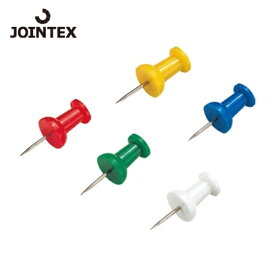 JTX ジョインテックス 354077）プッシュピン 色込100本入 B266J (1箱) 品番：B266J