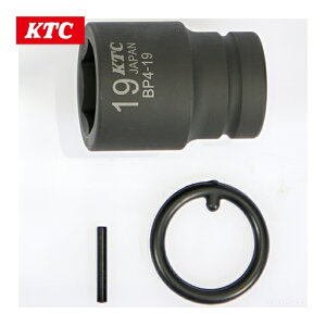 KTC ���s�@�B�H�� BP4-19P 12.7sq.�C���p�N�g�����`�p�\�P�b�g(�W��) �s���E�����O�t �ΕӐ��@19mm �S��40mm (1��)
