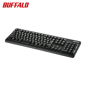 �o�b�t�@���[ BUFFALO Bluetooth�L�[�{�[�h �R�ێd�l �X�^���_�[�h �t�� �u���b�N (1��) �i�ԁFBSKBB110BK