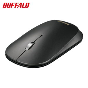 �o�b�t�@���[ BUFFALO ���^ 3�{�^�� ���� BlueLED�}�E�X �m�[�}�� �u���b�N (1��) �i�ԁFBSMBW330NBK