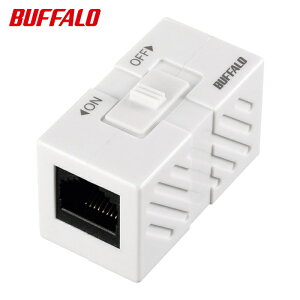 �o�b�t�@���[ BUFFALO RJ45�X�C�b�`�t�����p�R�l�N�^�[ (1��) �i�ԁFBLARJ45TSWH