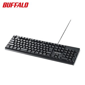 �o�b�t�@���[ USB&PS/2�ڑ� �L���Q�[�~���O�L�[�{�[�h PS4�Ή� �u���b�N (1��) BSKBCG300BK