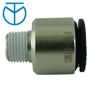 �`���_ ���c�ʏ� F10-01MS �`���[�u�p�� �t�@�C�u�Z�p���t���C���R�l�N�^ 10mm�ER1/8 (1��)