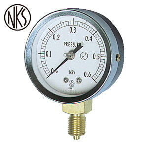 ����v�� GS50-121-0.1MP JIS�ėp�`���͌vA�g(�X�g���[�g) ���̓����W(MPa):0.0~0.10 (1��)