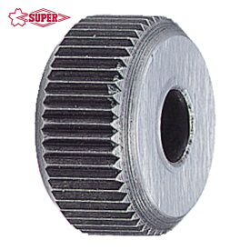 SUPERTOOL スーパーツール ローレット駒（平目用）中目 ピッチ1 外径16.0MM 適合ホルダNS1 (1個) 品番：KN12MF