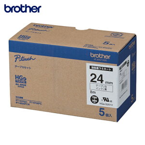 �u���U�[�H�� brother ���x���v�����^�p�e�[�v�J�[�g���b�W HGES�e�[�v�i���S���j ������/���n/24mm (1Pk) �i�ԁFHGE-S251V