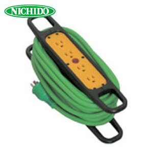 �����H�� NICHIDO �����R�[�h �n���h���[�� 100V 3�c×10m �� �A�[�X�t (1��) �i�ԁFHRE104G