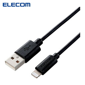 �G���R�� ELECOM MPA-UAL05BK Lightning�P�[�u�� �X�^���_�[�h 0.5m �u���b�N (1�{)