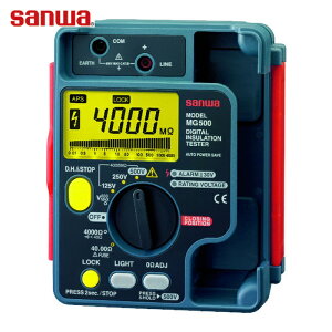 �O�a�d�C�v�� SANWA �f�W�^���≏��R�v 500V/250V/125V (1��) �i�ԁFMG500