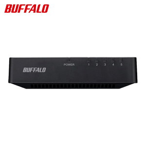 �o�b�t�@���[ 10/100Mbps�Ή� �X�C�b�`���O�n�u �v���X�`�b�N➑�/�d���O�t�����f�� 5�|�[�g �u���b�N (1��) LSW4-TX-5EP/BKD