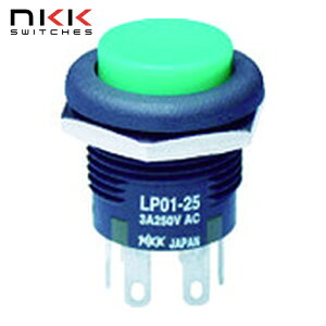 NKK�X�C�b�`�Y ��w�`���{�^���X�C�b�` LP �{�^���� 2��ON-�iON�j (1��) �i�ԁFLP01-25CCKNS1M