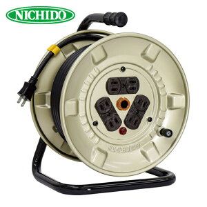 �����H�� NICHIDO �d�H�h���� �����R�[�h���[�� 100V �A�[�X�Ȃ� 20m �R���Z���g��6�� (1��) �i�ԁFNNP-206D
