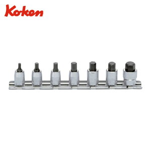 �R���H�ƌ����� Ko-ken RS2010A/8-L25 6.35mm���� �w�b�N�X�r�b�g�\�P�b�g���[���Z�b�g 8���g (1��)