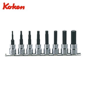 �R���H�ƌ����� Ko-ken RS3010A/8-L50 9.5mm���� �w�b�N�X�r�b�g�\�P�b�g���[���Z�b�g�S��50mm 8���g (1S)