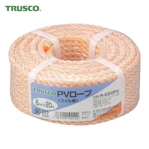 �g���X�R TRUSCO PV���[�v 3�� ���a6mmX����20m (1��) R-620PV