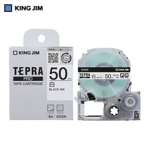 �L���O�W�� KING JIM �e�v�� PRO�e�[�v 50mm �����x��/������ ����8m (1��) �i�ԁFSS50K