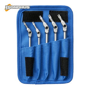 BONDHUS �{���_�X �w�b�N�X���[�u�����` HEX PRO �s�{�b�g�w�b�h �g���N�X�����`�Z�b�g 5�{�g�iT15-T30�j (1S) �i�ԁFSP5-IC-19