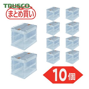 �g���X�R TRUSCO (�܂Ƃߔ���)�I���R�� ���^�܂肽���݃R���e�i 20L ���b�N�t�^�t ���� 10�� (1S) TR-C20B-TM-10P