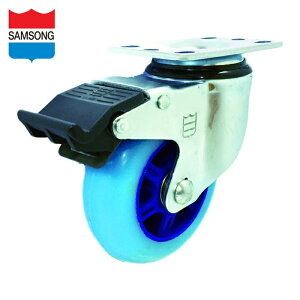 SAMSONG TP5040-01-HPU-SWB ���e���E���^���L���X�^�[ ���݃X�g�b�p�[�t PU�� 102mm (1��)