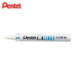 �؂�Ă� Pentel �H�Ɨp�}�[�J�[ �z���C�g ���� (1�{) X100W-MD