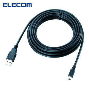 �G���R�� ELECOM U2C-JM05BK EURoHS�w�ߏ����G�RUSB2.0�P�[�u�� 0.5m �u���b�N (1�{)