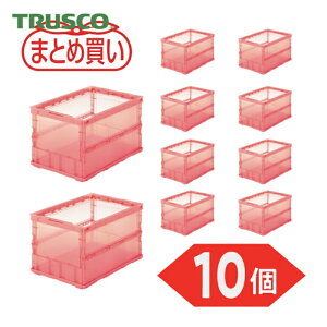 �g���X�R TRUSCO (�܂Ƃߔ���) �I���R�� ���^�܂肽���݃R���e�i �X�P���R�� 50L �������b�h 10�� (1S) �i�ԁFTSK-O50B-TMR-10P