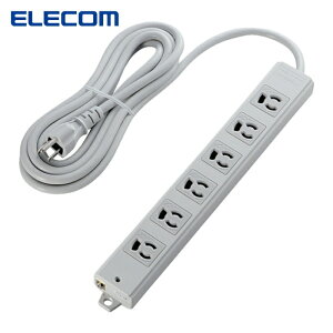 �G���R�� ELECOM T-WRM3630LG/RS �H���p�^�b�v EURoHS�w�ߏ��� �����~ 3P �}�O�l�b�g 6�� 3.0m �O���[ (1��)