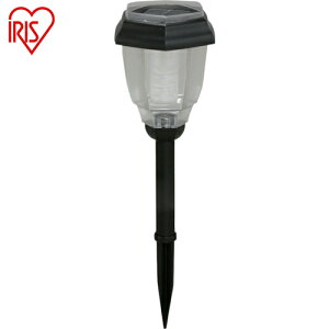 アイリスオーヤマ ガーデンライト 177379 パルス式ソーラーライト ホワイト (1個) 品番:GSL-P4W