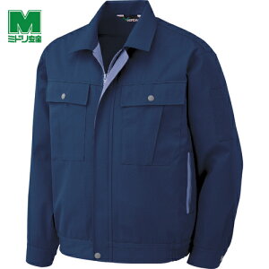 ミドリ安全 作業服 作業着 ユニフォーム ブルゾン ネイビー L (1着) 品番:G 567-UE-L