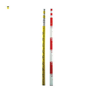 宣真工業 測量用品 標尺 グラスファイバースタッフ SKロッド 205-5m (1本) 品番:205-5
