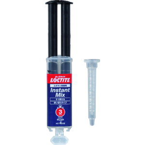 LOCTITE ロックタイト 高強度エポキシ接着剤 2液タイプ 透明 インスタントミックス 4ml (1個) 品番:LIM-004