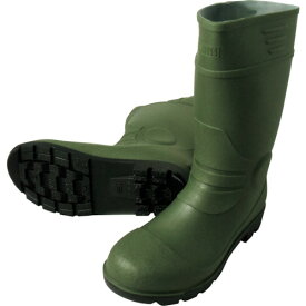 喜多 安全PVC長靴 グリーン 27.0cm(1足) 品番:KR7450-GRE-27.0