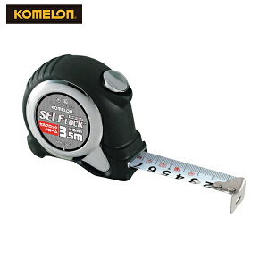 コメロン スケール メジャー コンベックス セルフロッククロム 3.5m 爪巾16mm (1個) 品番:KMC-36C-35-16
