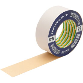 パイオラン 気密防水用テープ 片面タイプ(超強粘着) 50mm×20m ホワイト (1巻) 品番：KM-50-WH