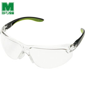 ミドリ安全 二眼型 保護メガネ MP-822 グリーン (1個) 品番：MP-822-GN