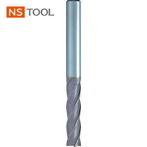 日進工具 NS 超硬スクエアエンドミル 無限コーティング 4枚刃ミディアムエンドミル MSEM430 Φ2 (1本) 品番:MSEM430 2