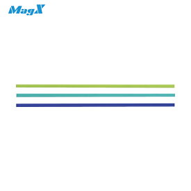 マグエックス マグネットスリムバー 3本パック 寒色 (1Pk) 品番：MSLB-310-3P-C