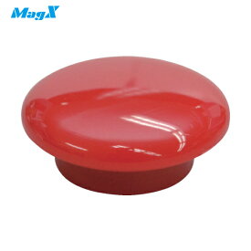 マグエックス カラーボタン20Φ6P-赤 (1Pk) 品番：MFCB-20-6P-R