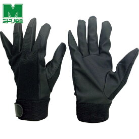 ミドリ安全 合成皮革手袋 薄手タイプ PUウイングローブC Mサイズ 1双 (1双) 品番:PU-WINGLOVE-C-M