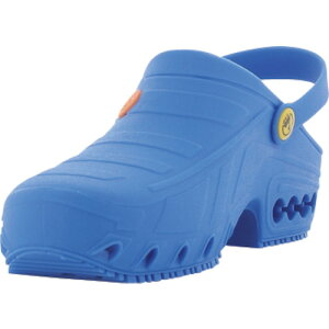 コルティナ 静電作業靴 セーフティジョガー オキシクロッグ エメラルドブルー 21.5/22.5cm (1足) 品番:OXYCLOG-EBL-215/225