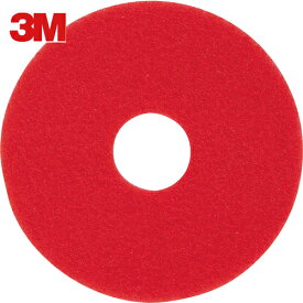 3M(スリーエム) レッドバッファーパッド 赤 380×82mm (5枚入) (1箱) 品番：RED 380X82