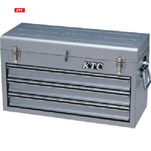 KTC 京都機械工具 チェスト(3段3引出し)メタリックシルバー (1個) 品番:SKX0213S