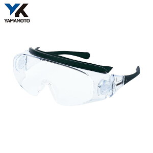 山本光学 一眼型保護メガネ(オーバーグラスタイプ) 度付対応タイプ ブラック (1個) 品番:SN-760 BK